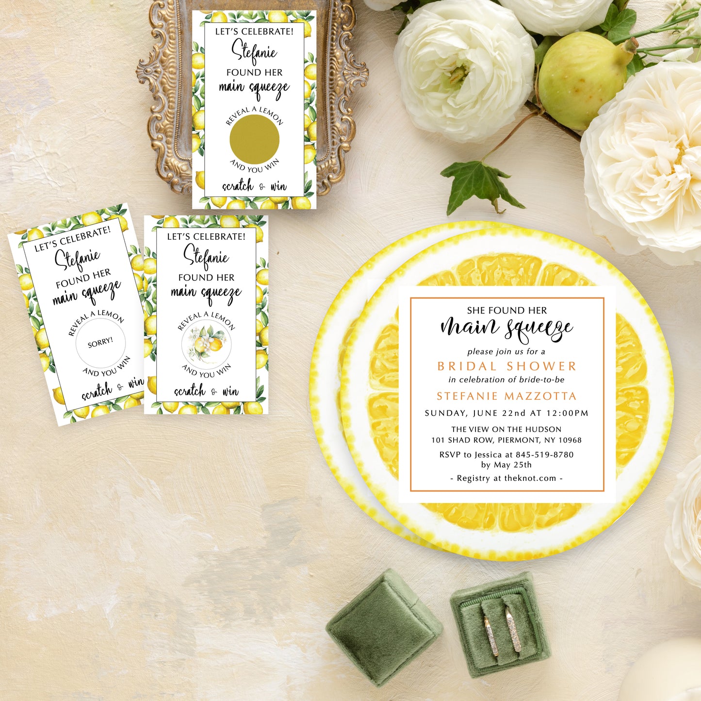 Scratch-Off Bridal Shower Game Cards