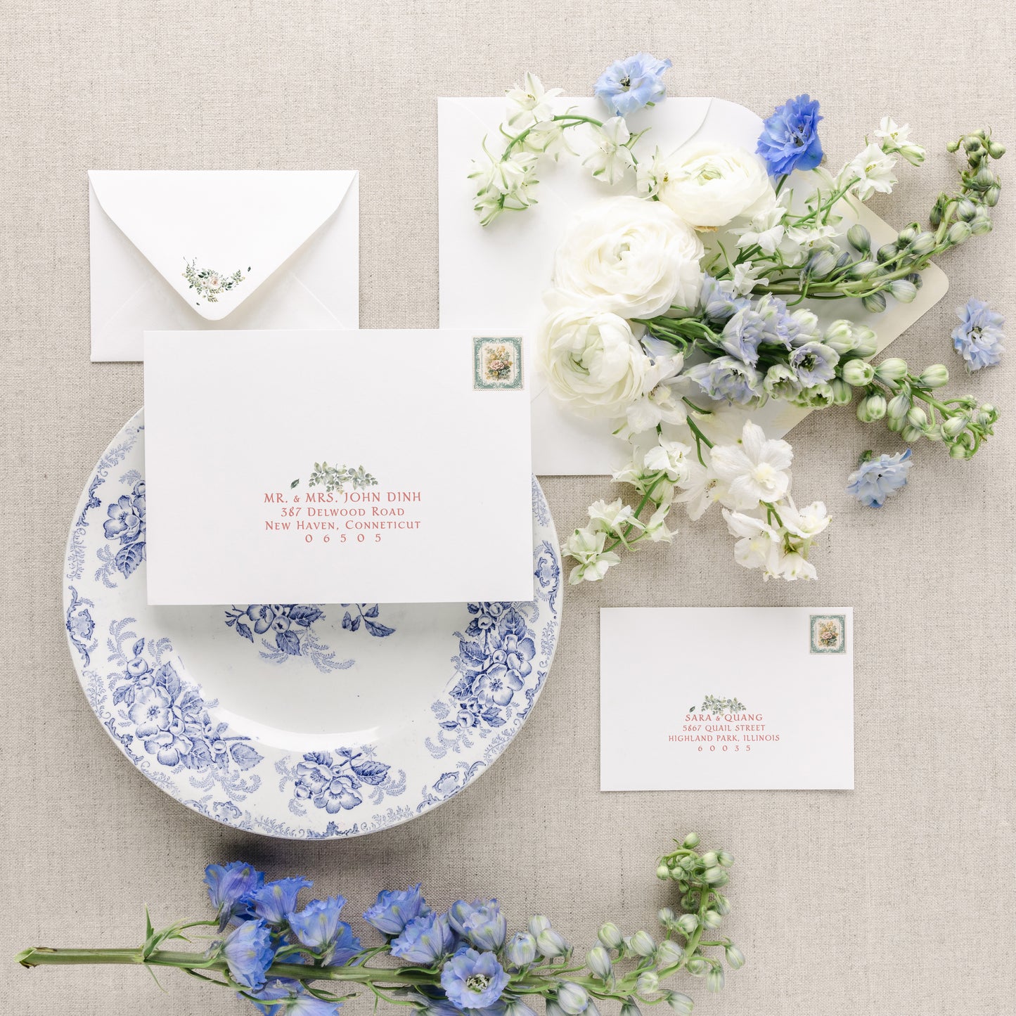 MARGUERITE | Bilingual Vietnamese Wedding Invitation Suites