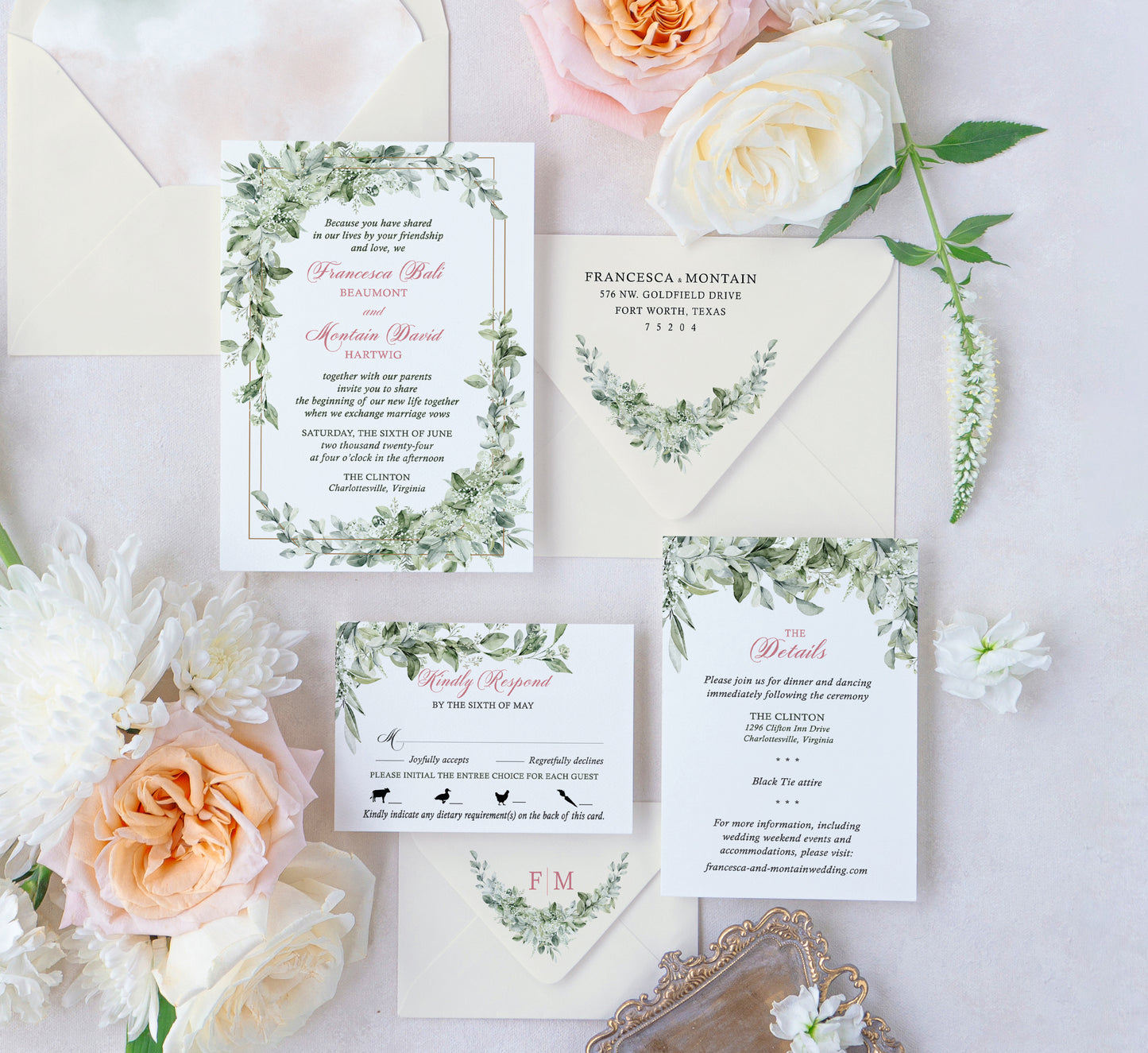 ADELINA | Wedding Invitation Suites