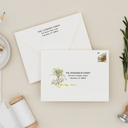 Woodland Thank You Cards