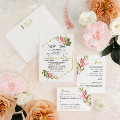AUBRIELLA | Bilingual Vietnamese Wedding Invitation Suites