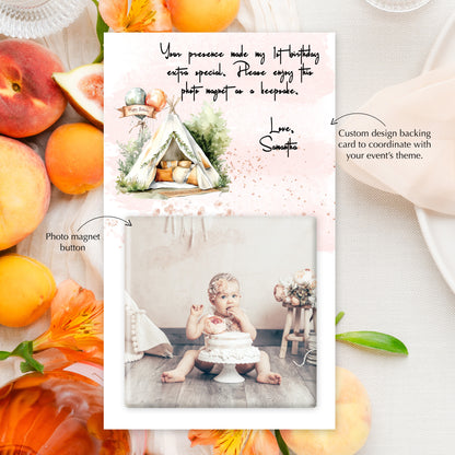 Teepee Birthday Invitation