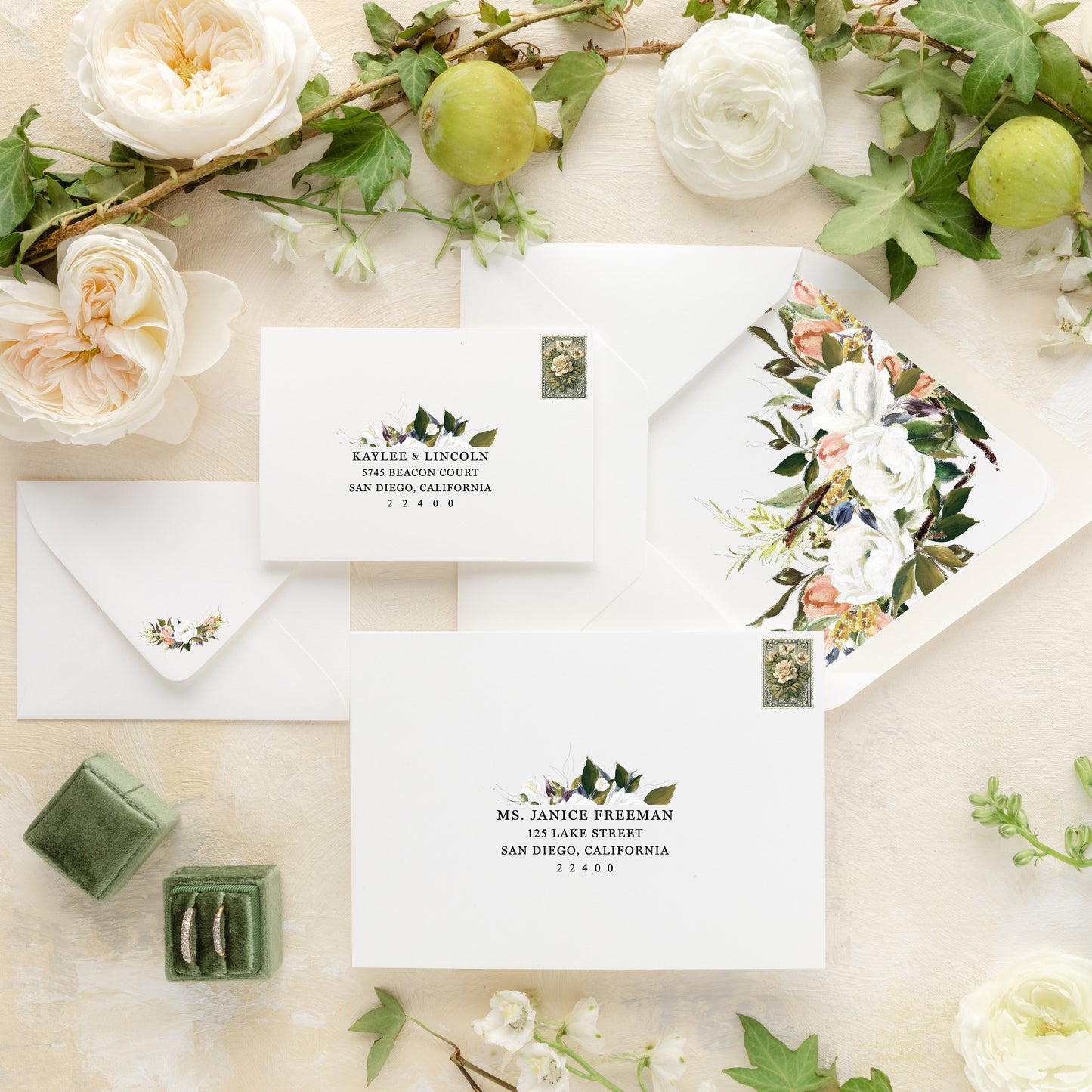 CARMELA (Design 1) | Bilingual Vietnamese Wedding Invitation Suites