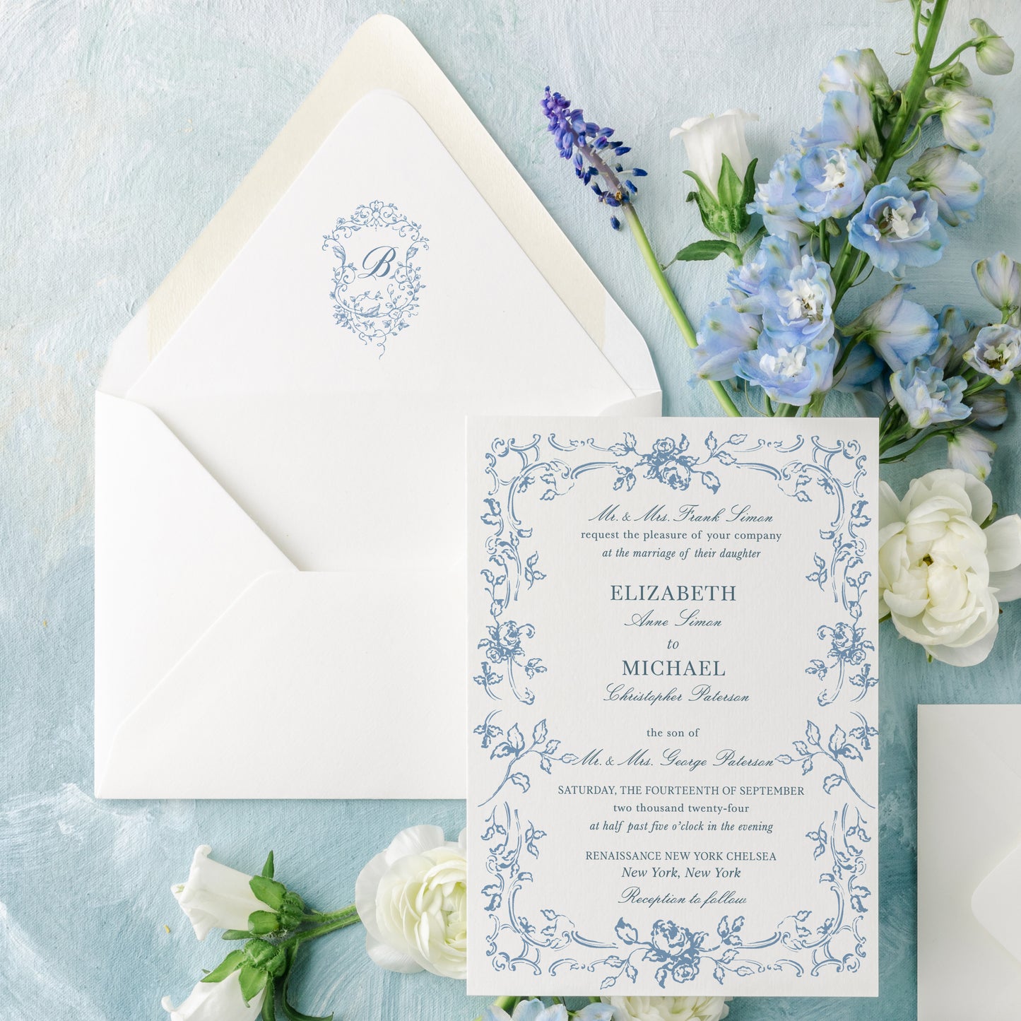 COLETTE | Monogram Crest Envelope Liner