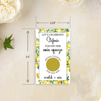 Scratch-Off Bridal Shower Game Cards