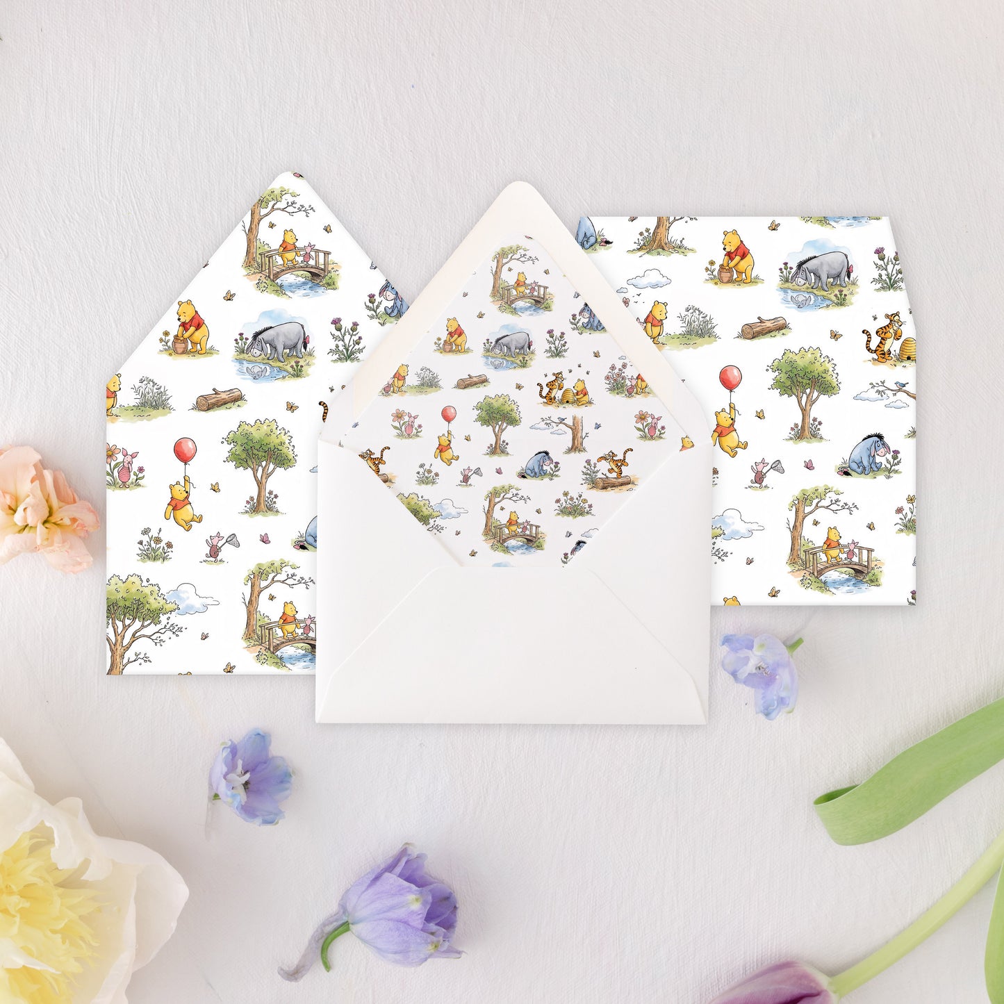 Winnie the Pooh A7 Envelope Liners