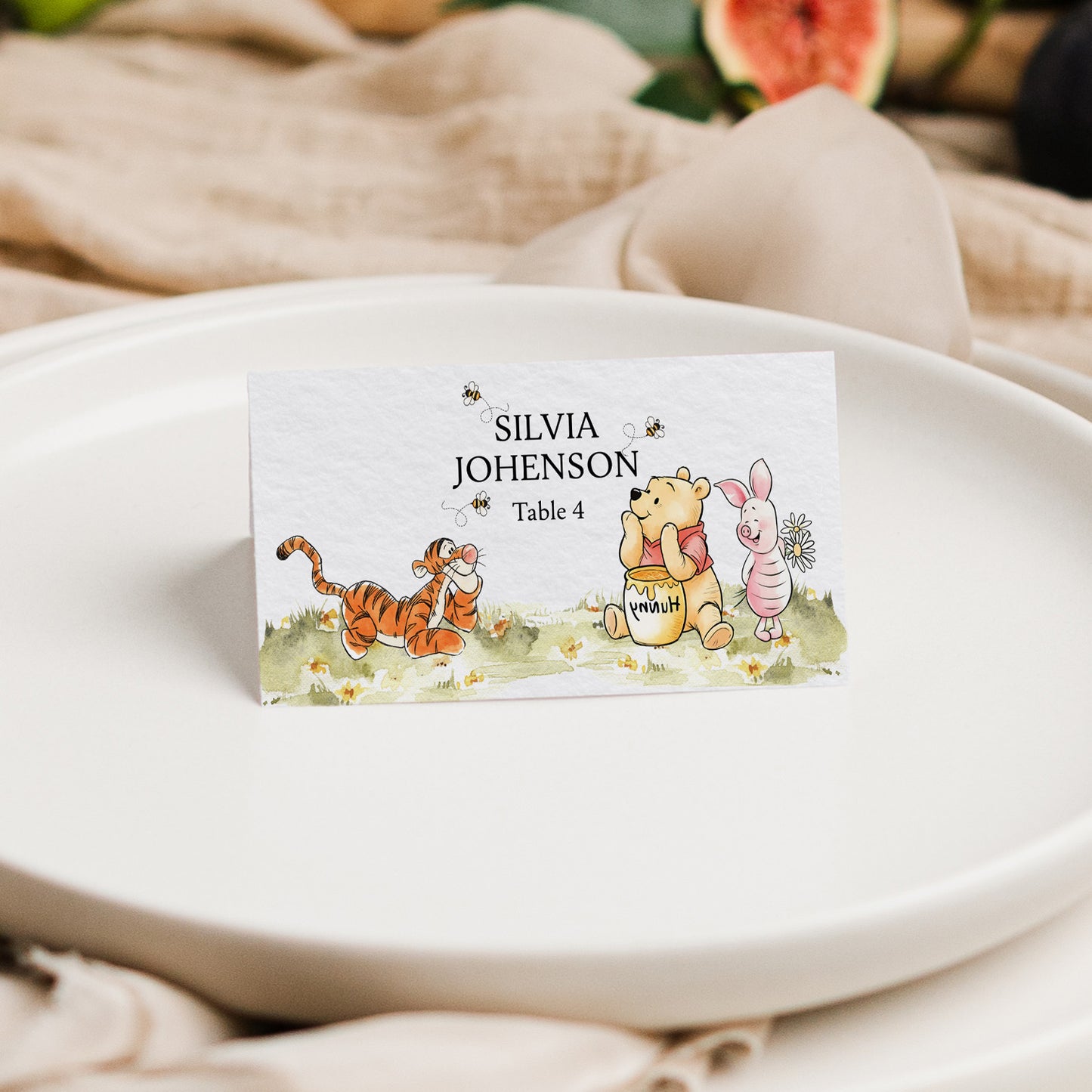 Winnie the Pooh & Friends Escort/Place Cards