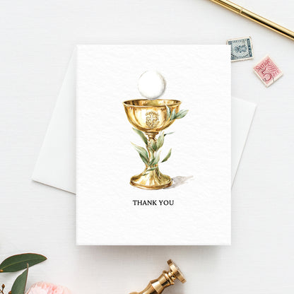 First Holy Communion Thank You Card