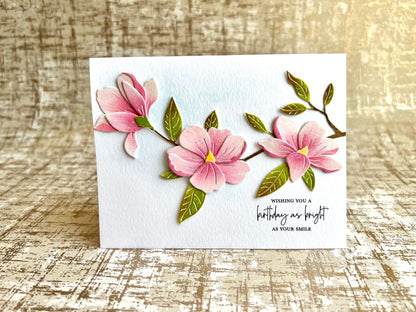 Magnolia Birthday Card