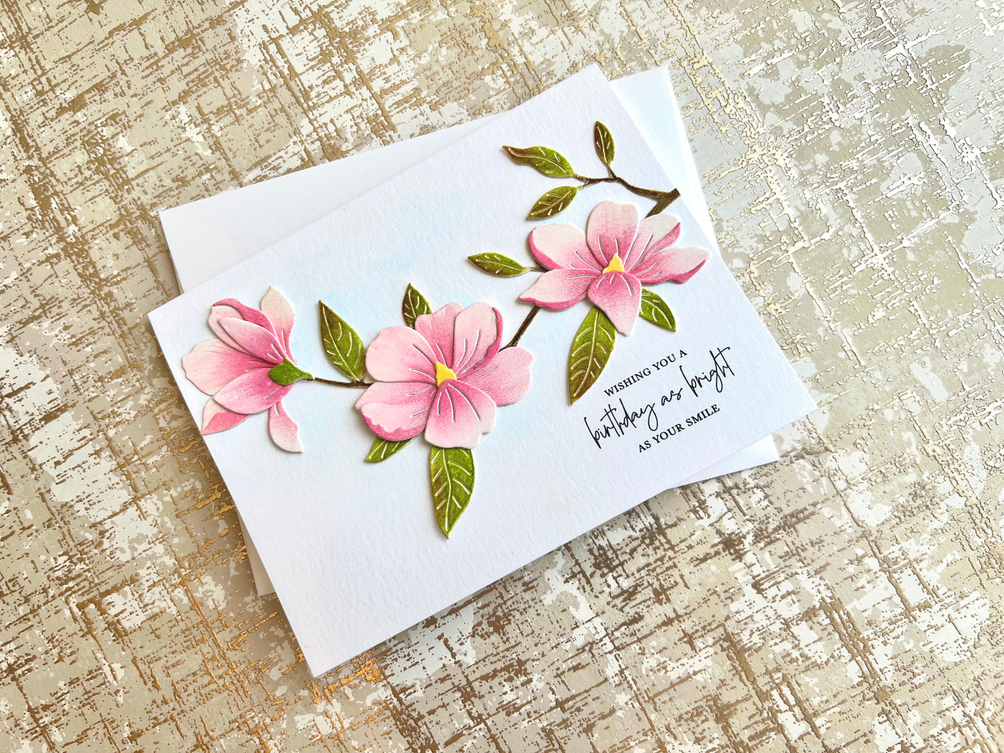 Magnolia Birthday Card