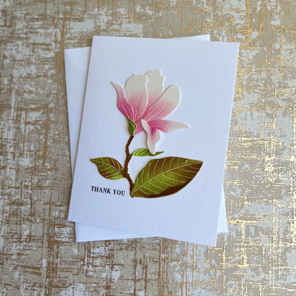 Magnolia Birthday / Thank You Card