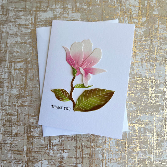 Magnolia Birthday / Thank You Card