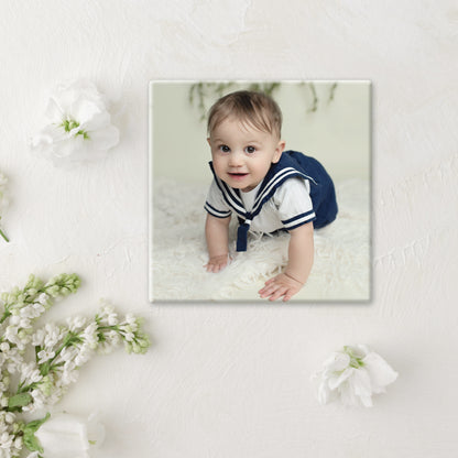 Nautical Birthday Photo Magnet Buttons