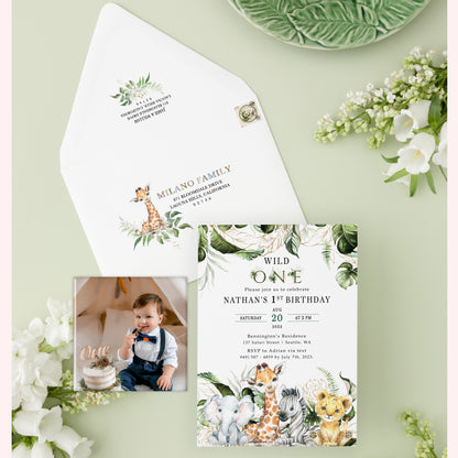 Safari Birthday Invitation