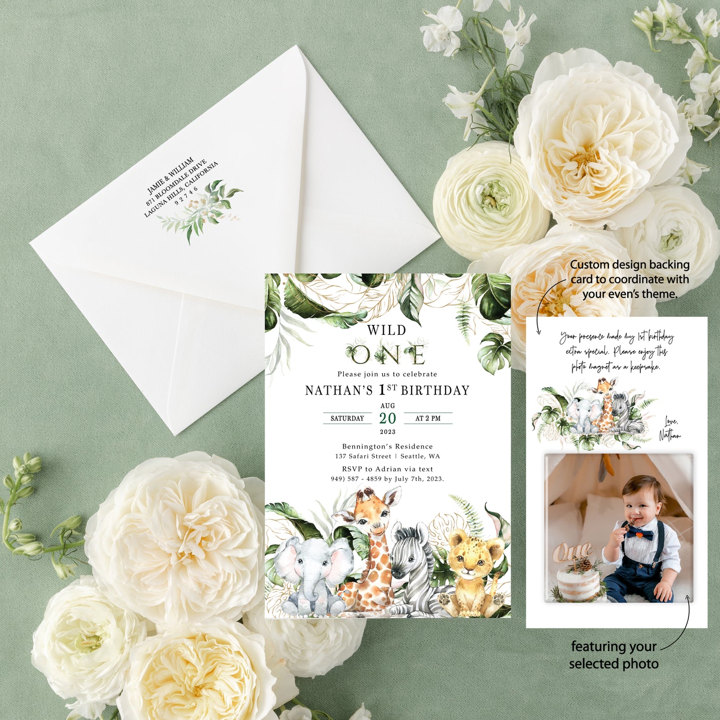 Safari Birthday Invitation