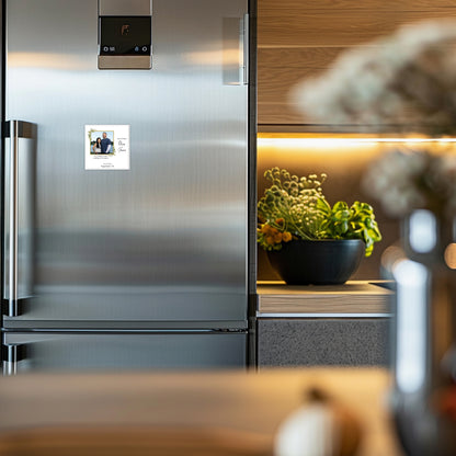 BRIE | Bilingual Vietnamese Wedding Invitation Suite Bundle with 3" Square Photo Magnet Button Option