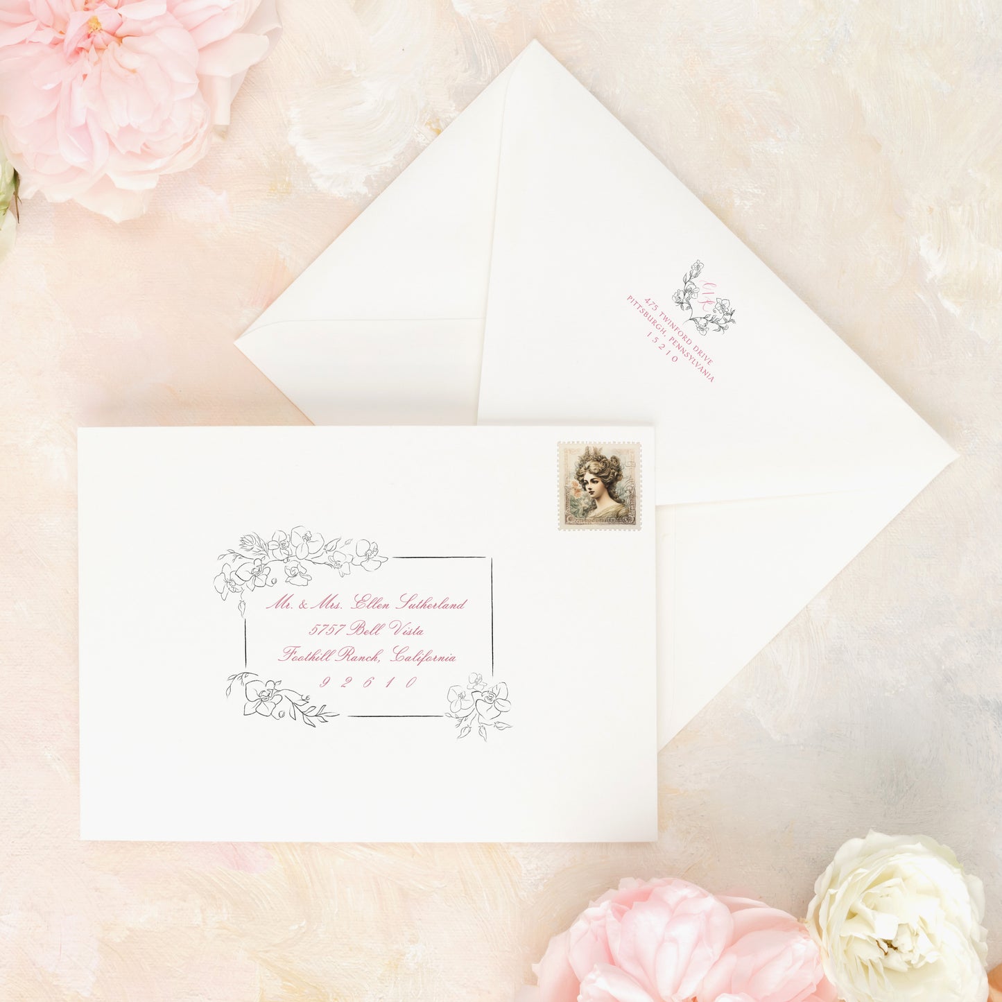 TESSA | Bilingual Vietnamese Wedding Invitation Suites