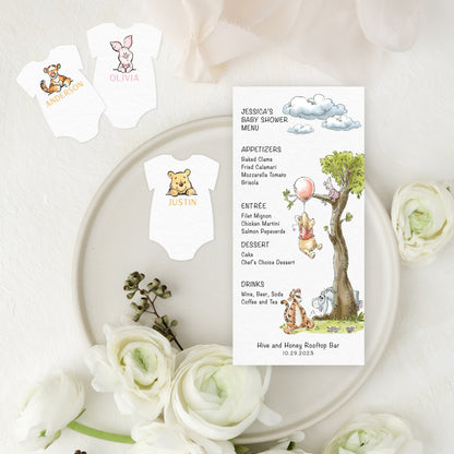 Winnie the Pooh & Friends Menu