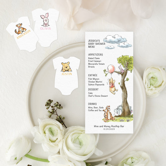 Winnie the Pooh & Friends Menu