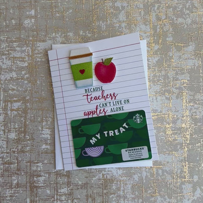 Can't Live On Apples Alone Card