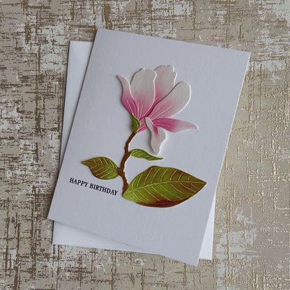 Magnolia Birthday / Thank You Card