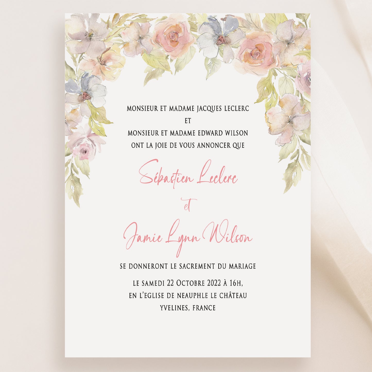 Delphine Wedding Invitation Suites