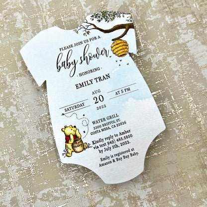 Winnie the Pooh Onesie Shape