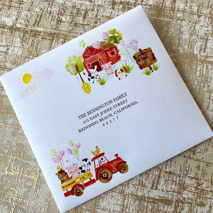 Farm Birthday Invitation