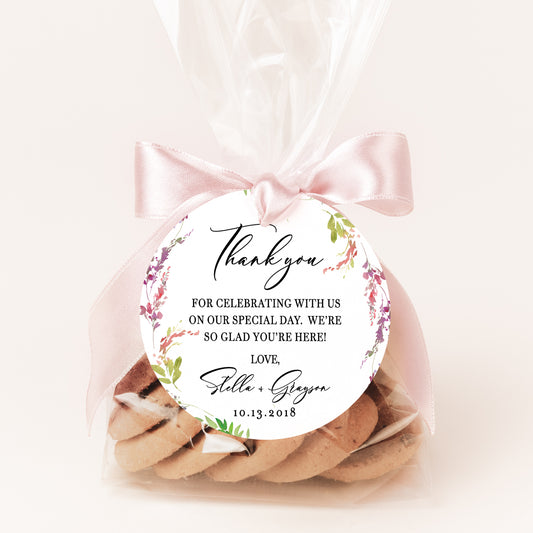 LEILANI | Round Thank You Favor Tags