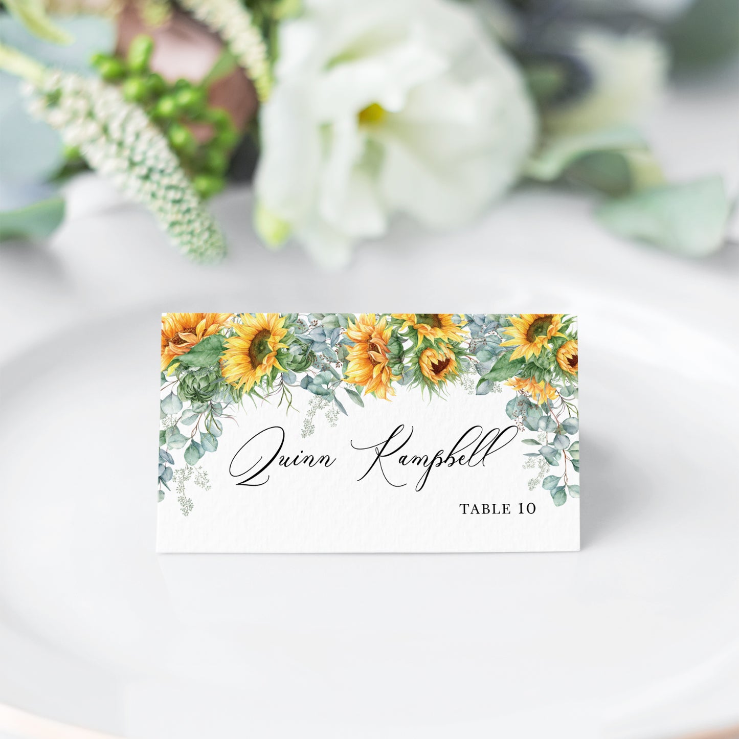 ELIZA | Sunflower Escort/Place Cards