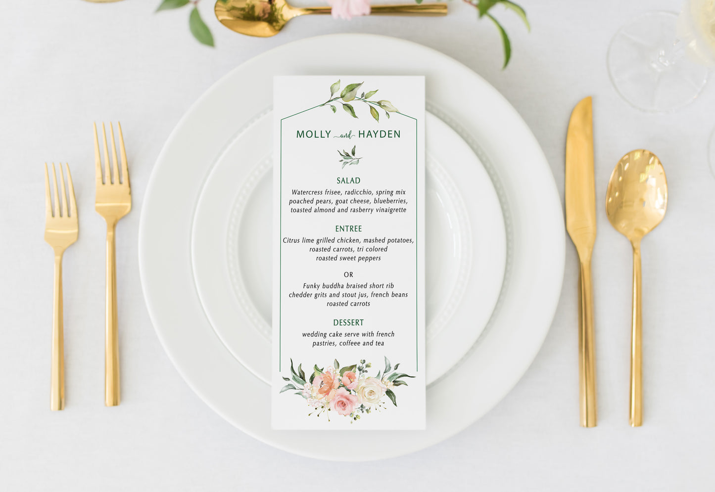 GARDENIA | Menus