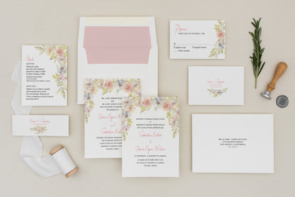 Delphine Wedding Invitation Suites